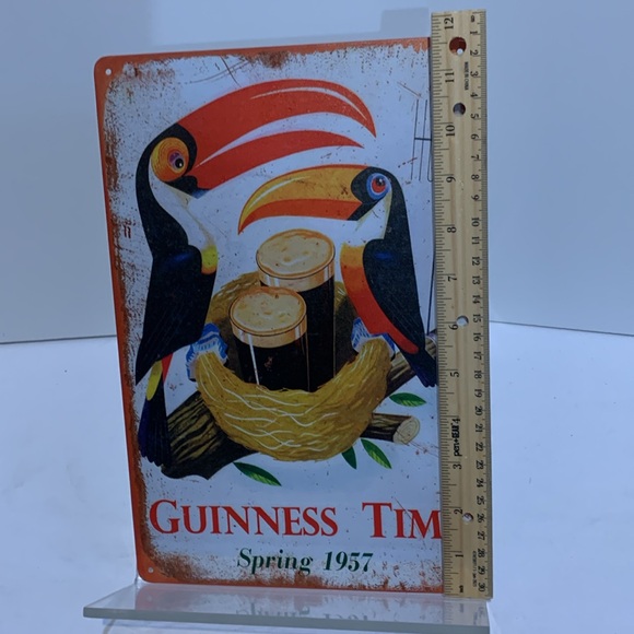 GUINNESS for Strength Sign metal 12” by 8” - Picture 6 of 12